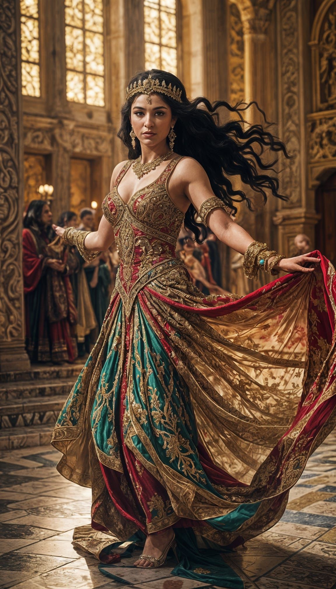 Herodias's Dance for Herod Antipas in Lavish Palace