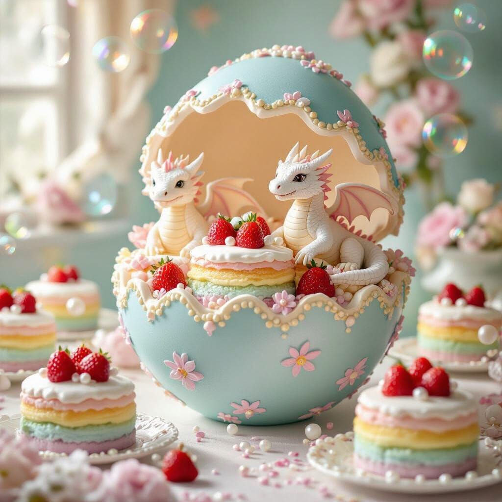 Fantasy Birthday Party Inside a Fabergé Egg