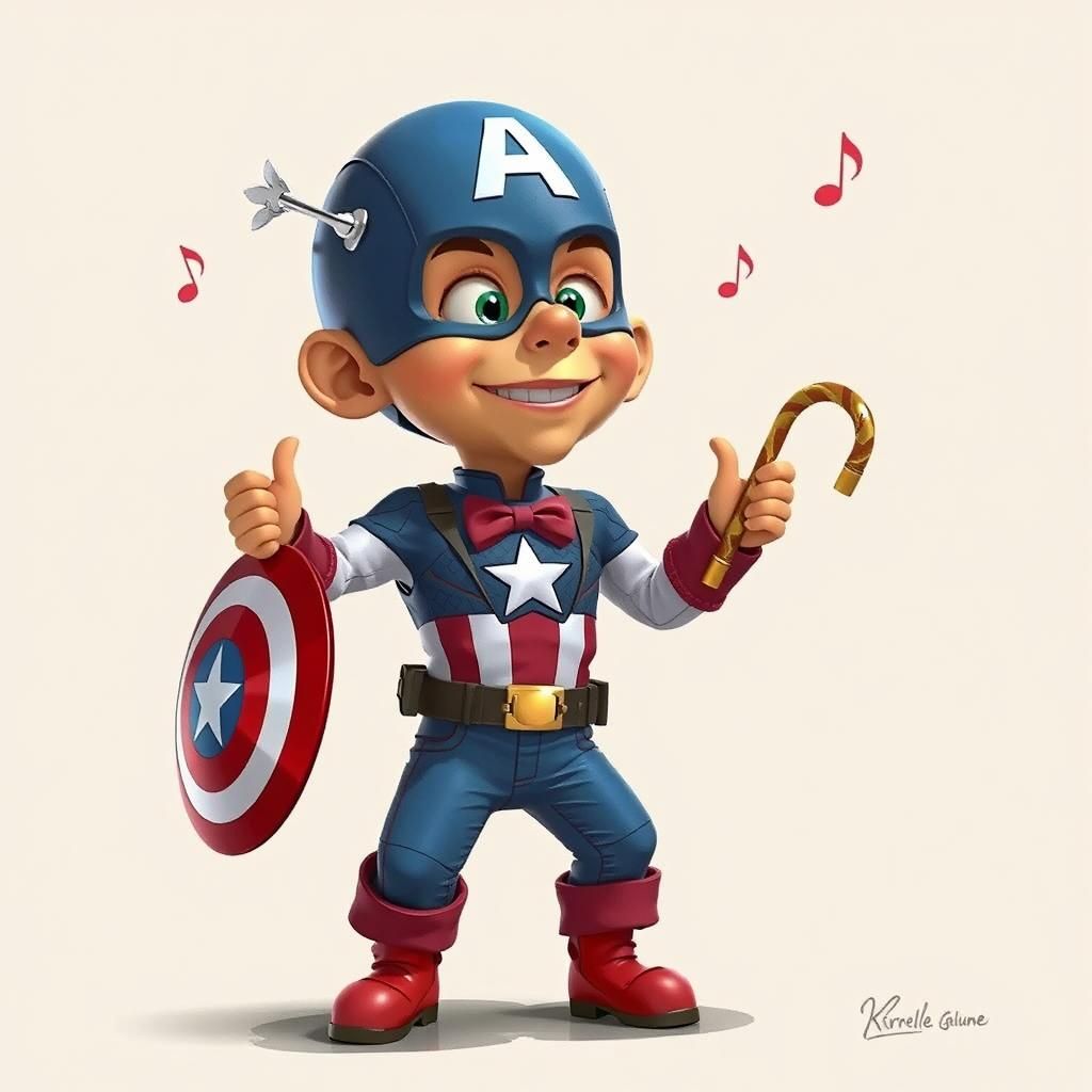 Baby Captain America Dances as Fred Astaire