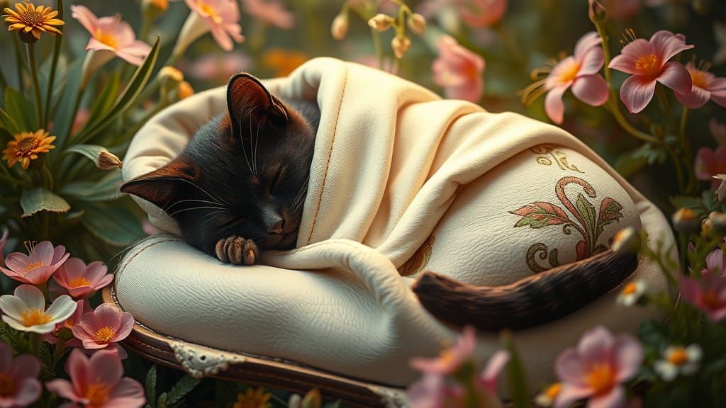 Fantasy Feline in Whimsical Boots