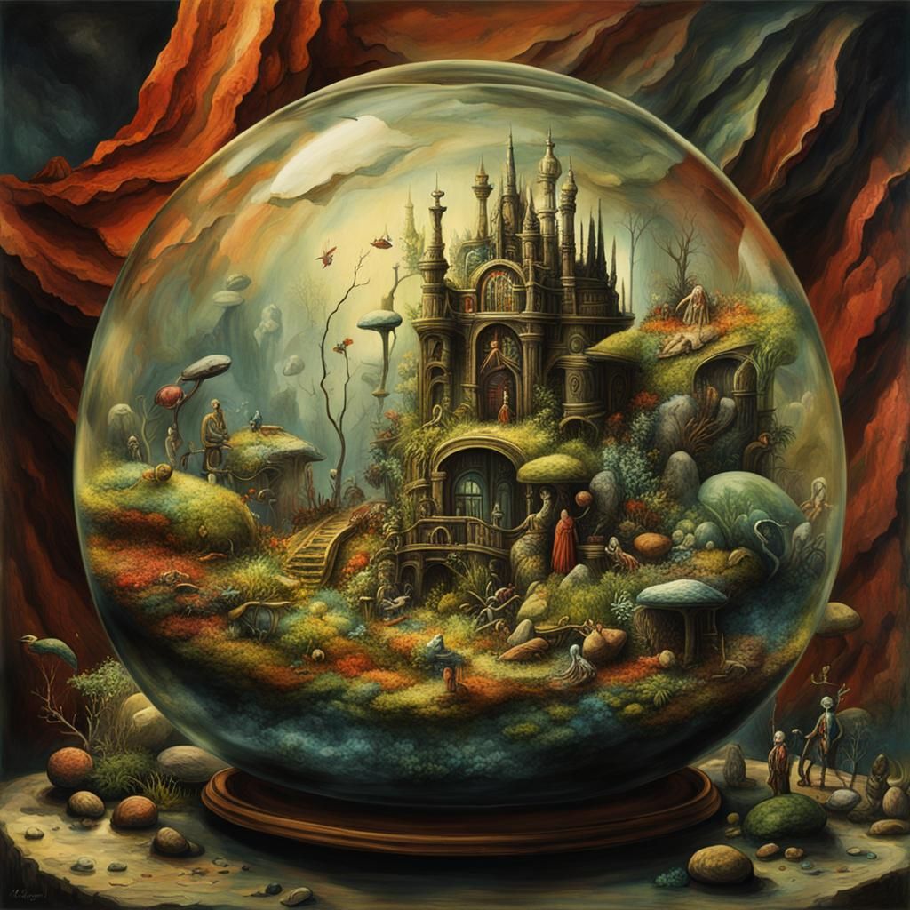 Terrarium Je me souviens des mouvements hésitants de mes rêv...