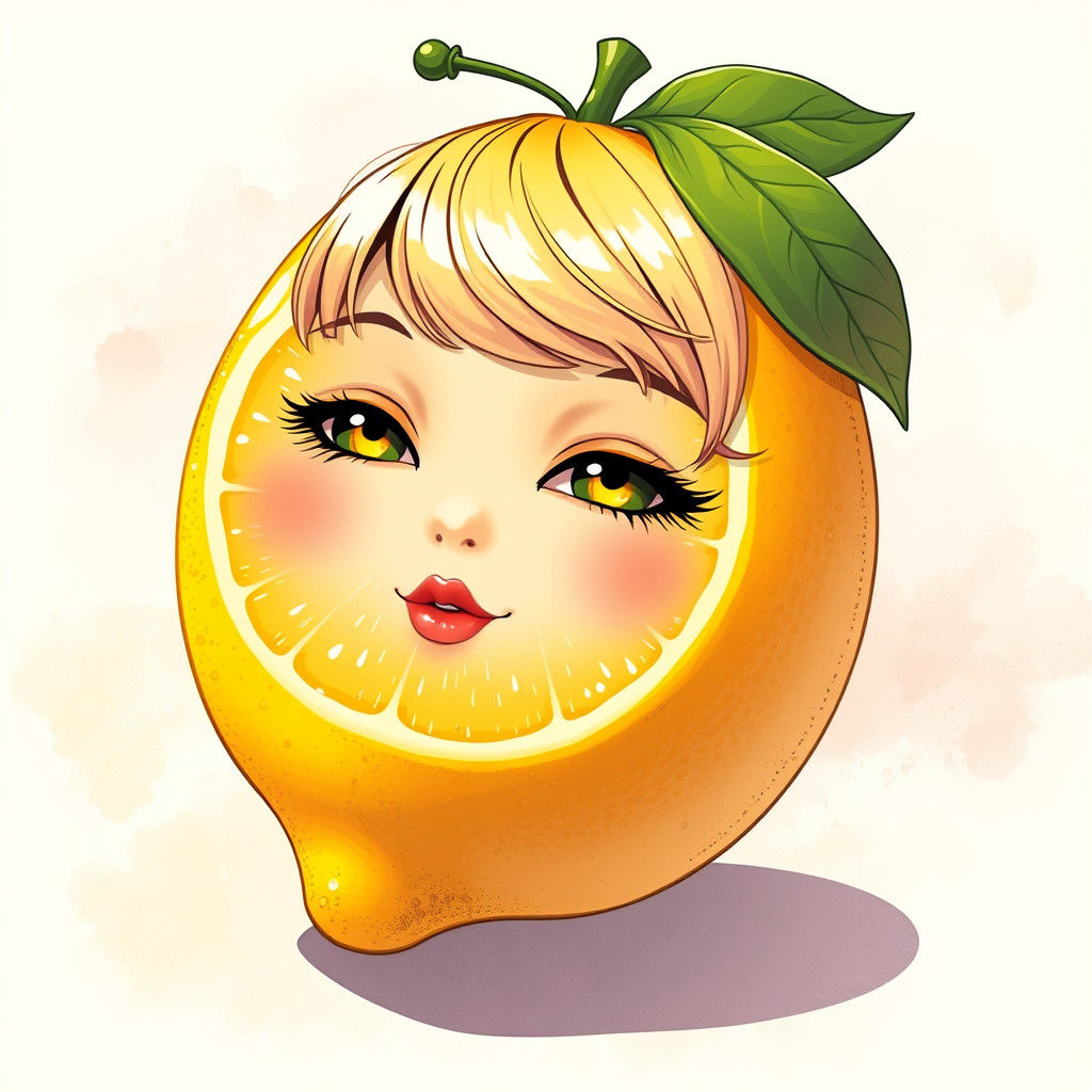 Lemon as Taylor Swift in Anime Manga Style