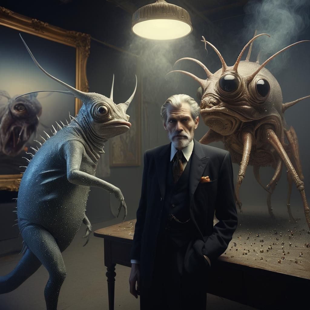 Surreal Exotic Portraits in Chiaroscuro Lighting