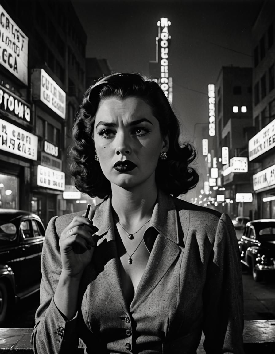 1940s Detective Noir Smoking