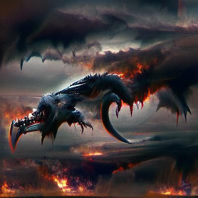 Sinister Apocalypse Dragon by Greg Rutkowski