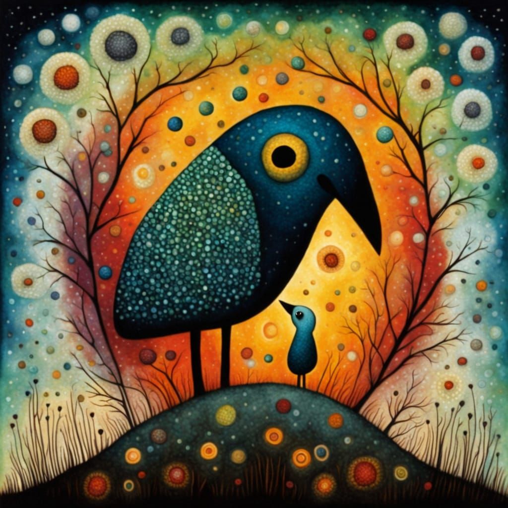 Vibrant Aboriginal Art Expression