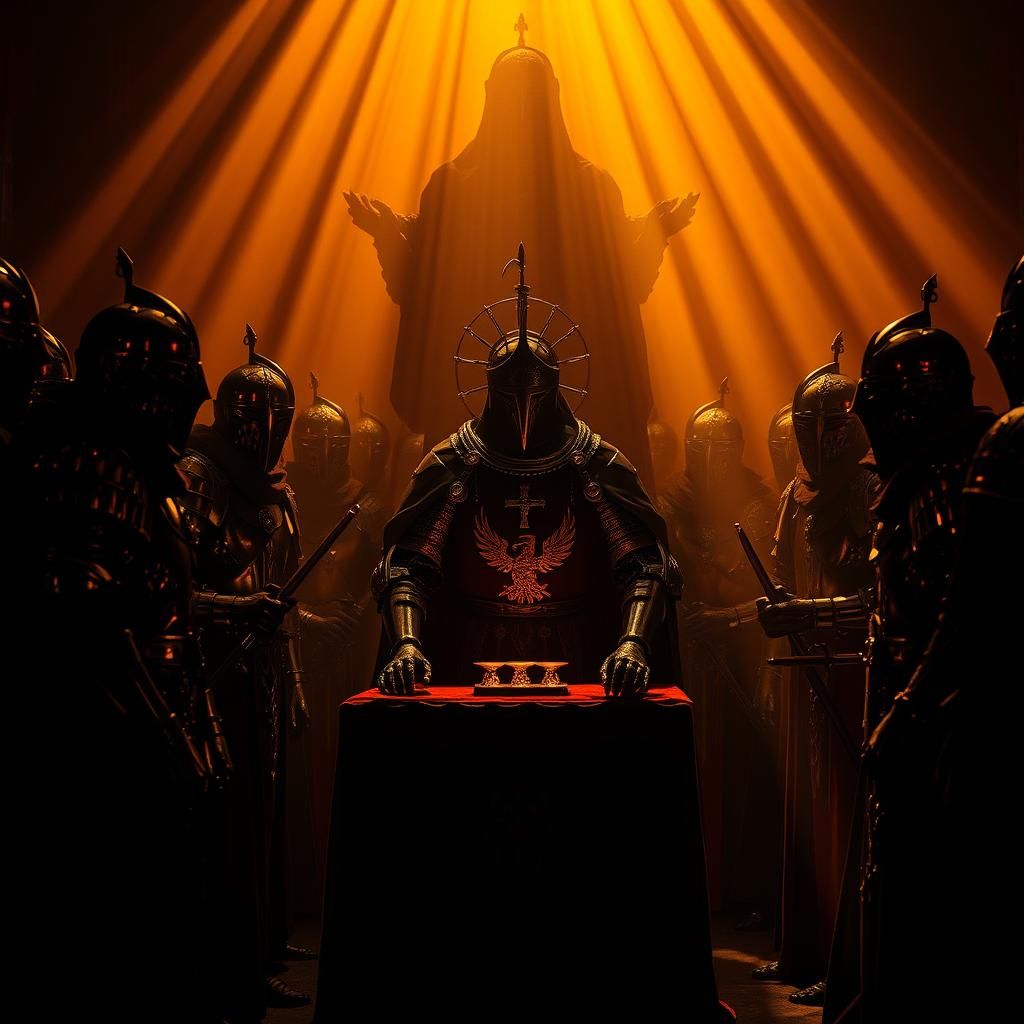 Knights of the Shining Heart: Film Noir Scene