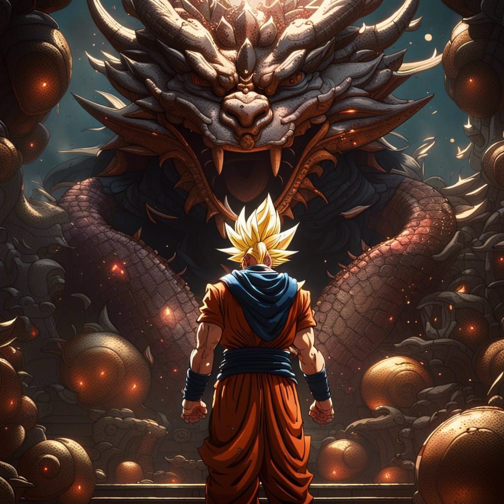 Dark Fantasy Dragonball Masterpiece in 8K Resolution