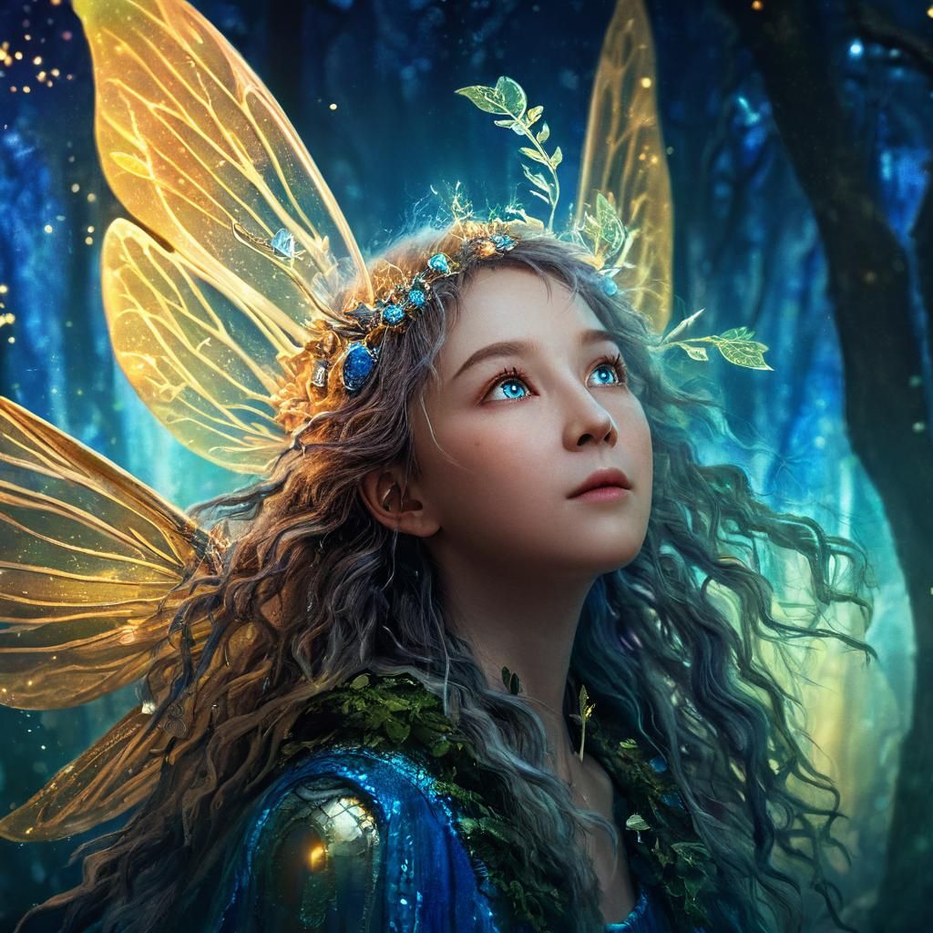 Fairy in Mystic Wood: Fantasy Concept Art