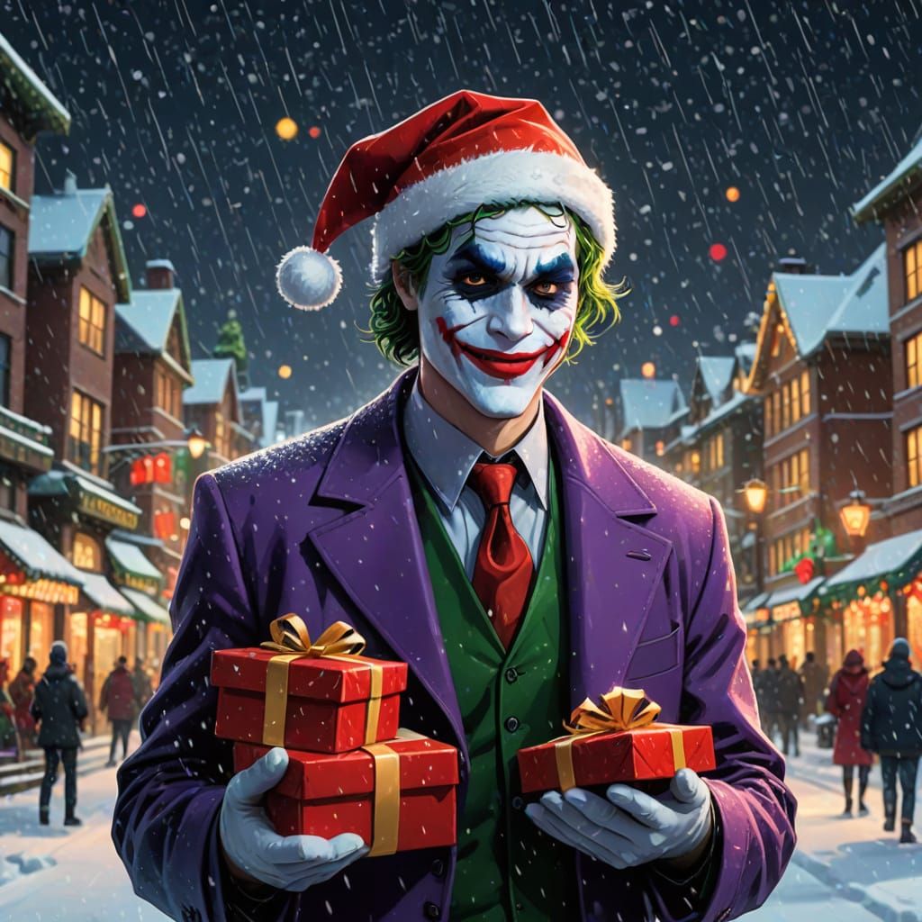 Joker Celebrates Christmas in Gotham: Cartoon Animation