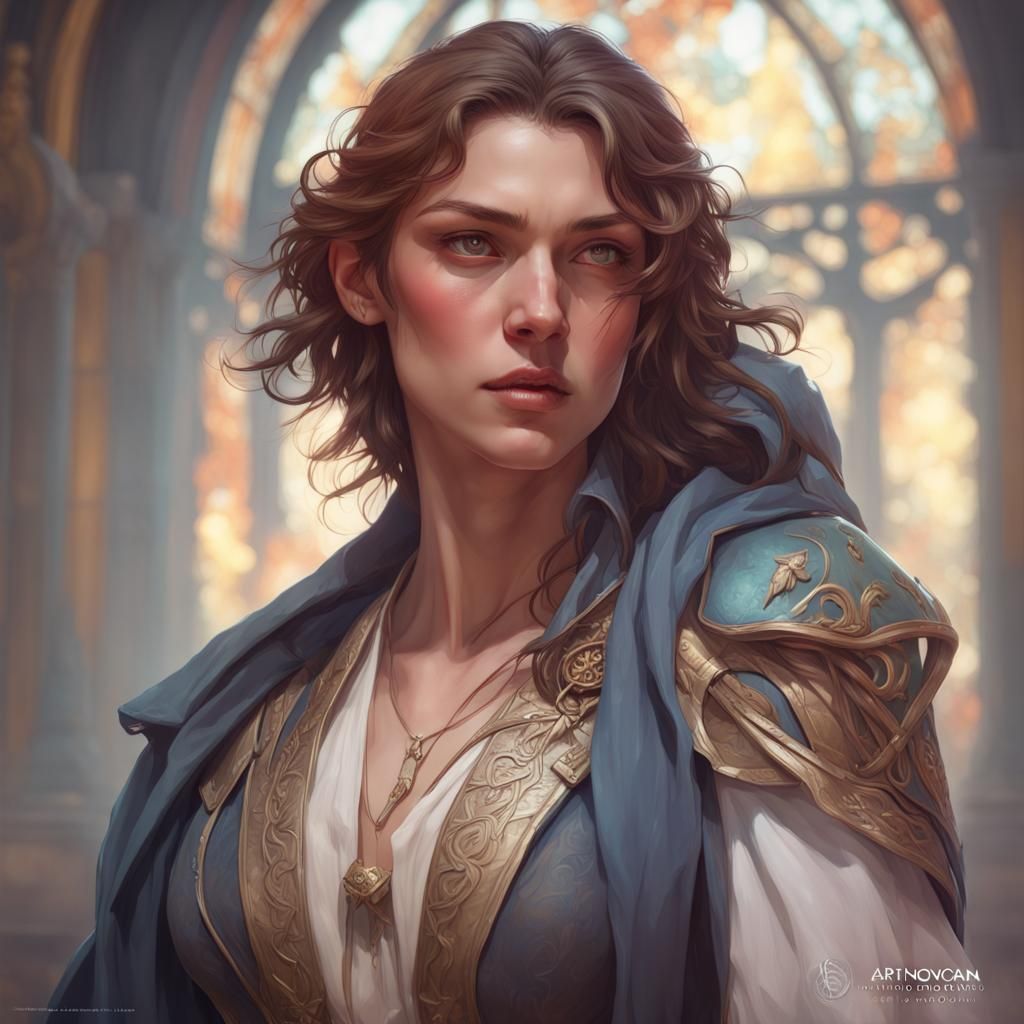 Jealous Ex-Boyfriend Portrait in Hyperdetailed Style