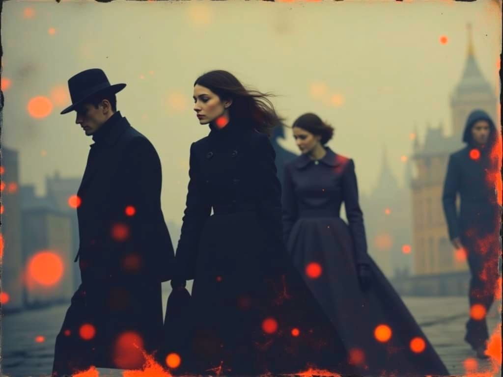 NYC Street Scene in Autochrome Style