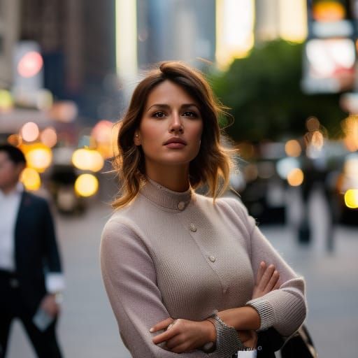 Pretty Woman in the street