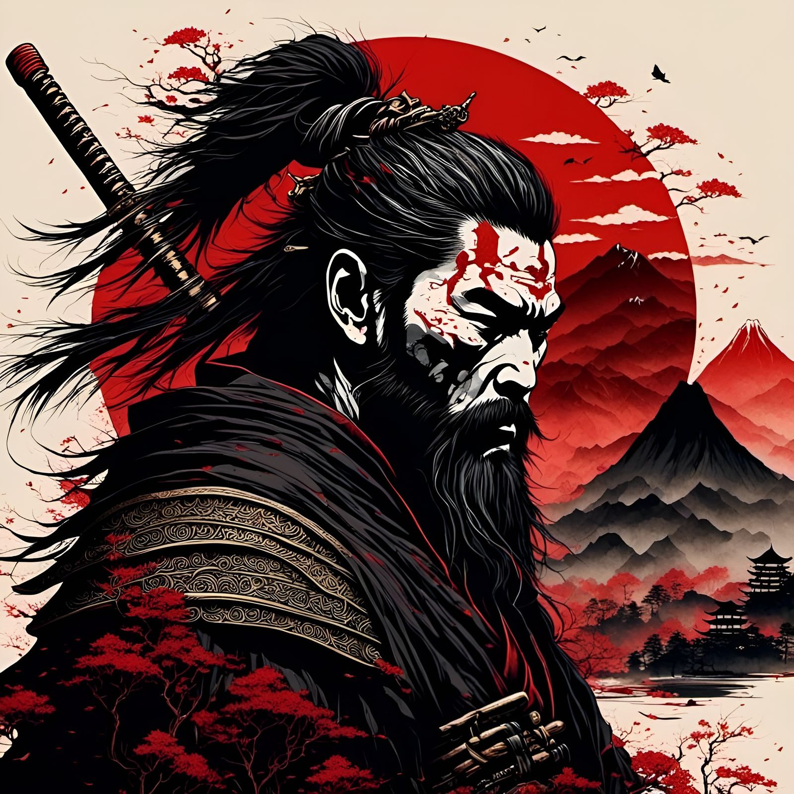 Ronin's Journey Through Feudal Japan