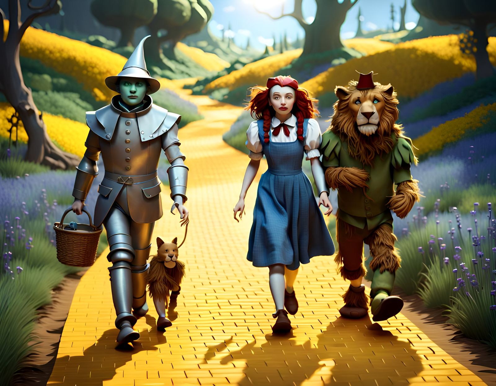 Journey to Oz: A Sunny Yellow Brick Road