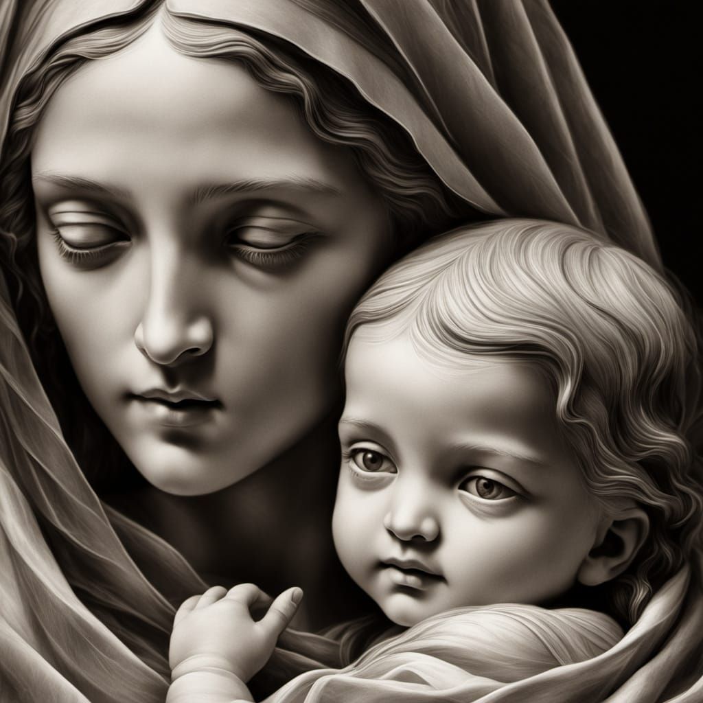 Madonna and Child in Renaissance Style