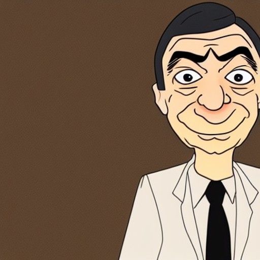 Mr. Bean as Cartoon Character