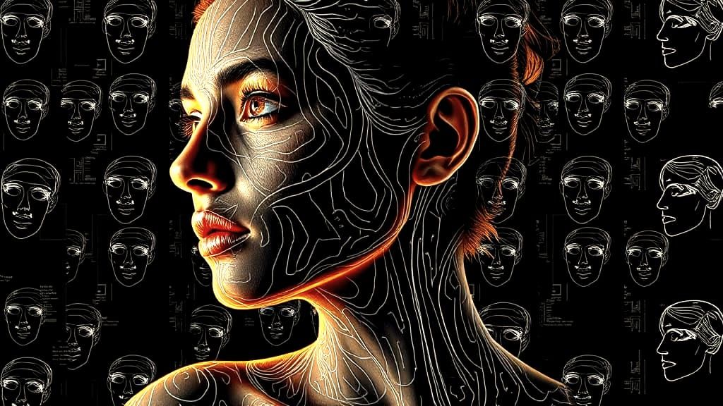 Blueprint of Modern Woman Revealing Textile Inner Self