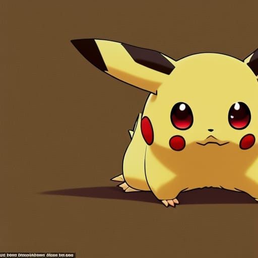 Detailed Pikachu Pokemon Concept Art in 8K