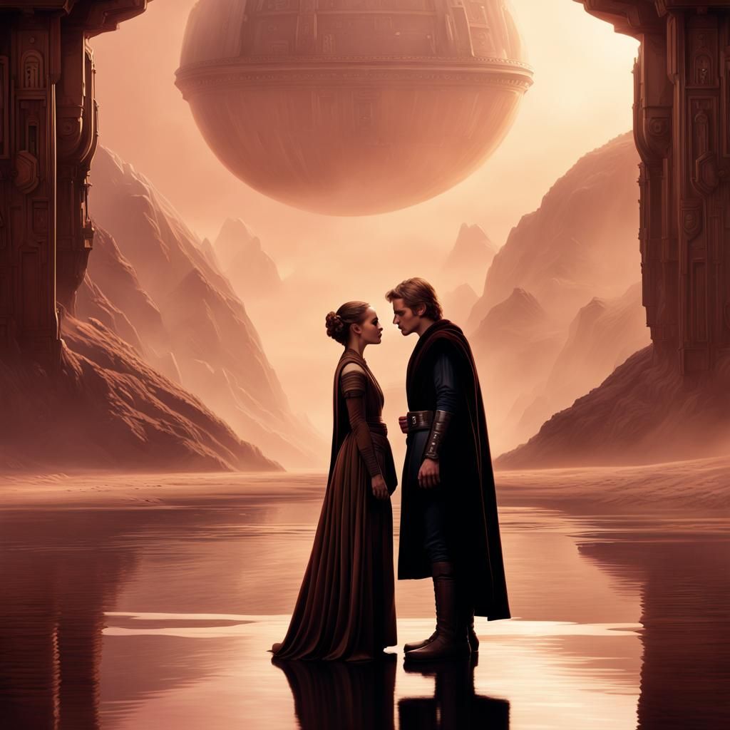 Star Wars: Lovers Embrace in a Galaxy Far, Far Away