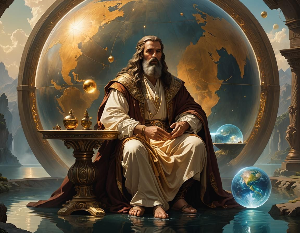 Apollonius of Tiana Painting in Photorealistic Style