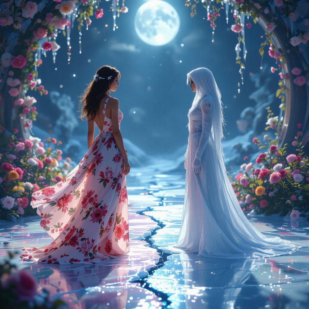 Summer is the opposite of winter, standing on ....