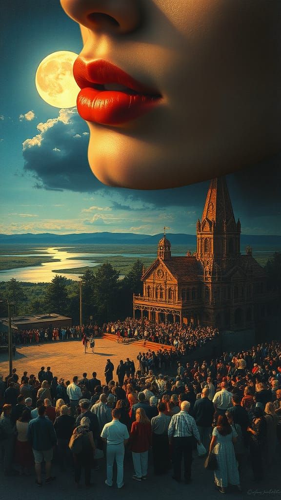 Surrealism in Full Bloom: A Desolate Landscape of Love