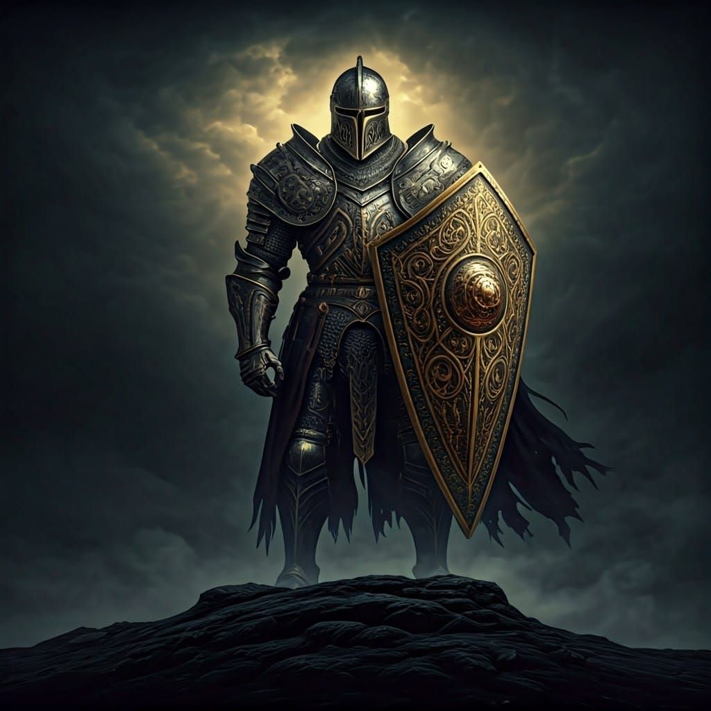 Mystical Knight in Gothic Armor