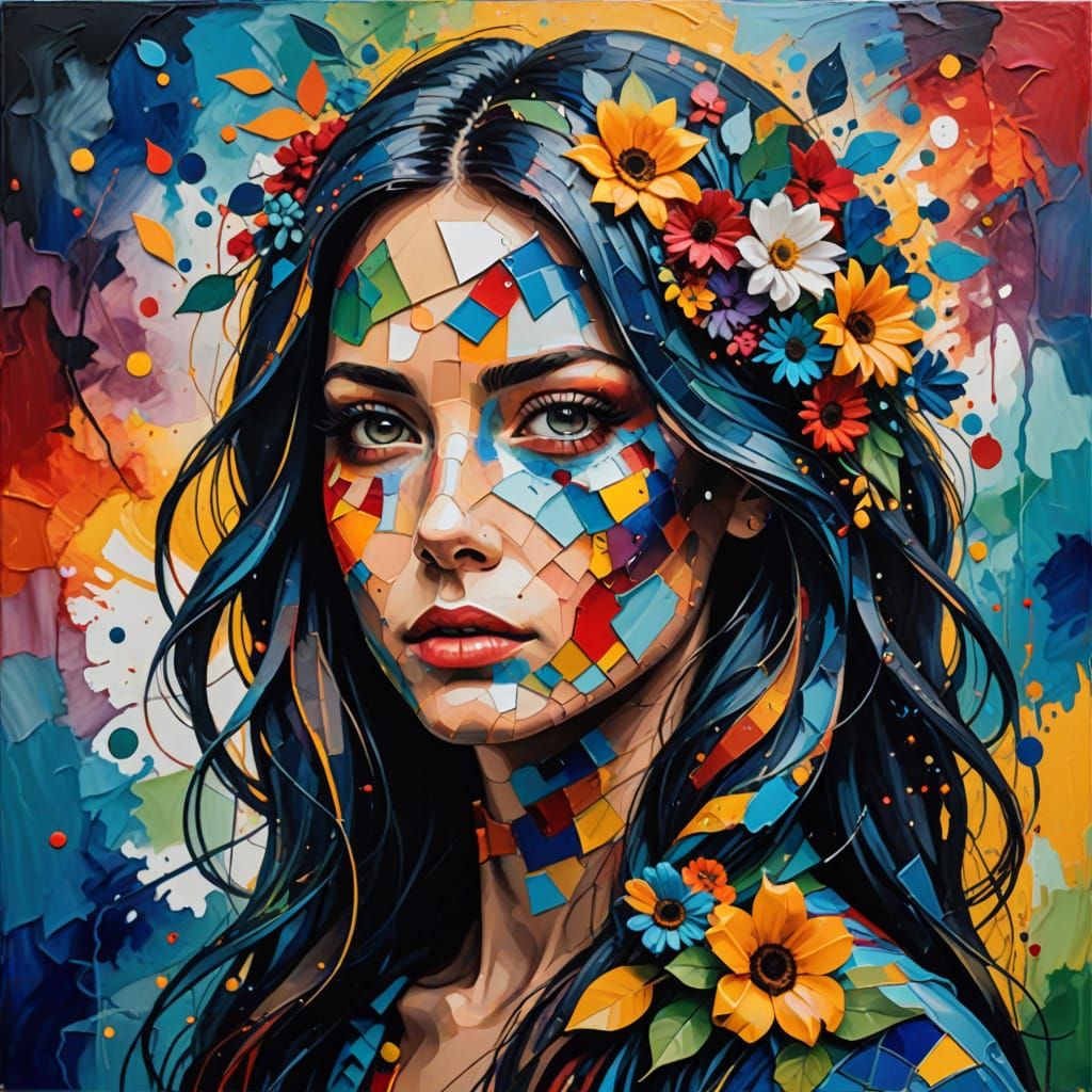 Living Art: A Literal AI Interpretation