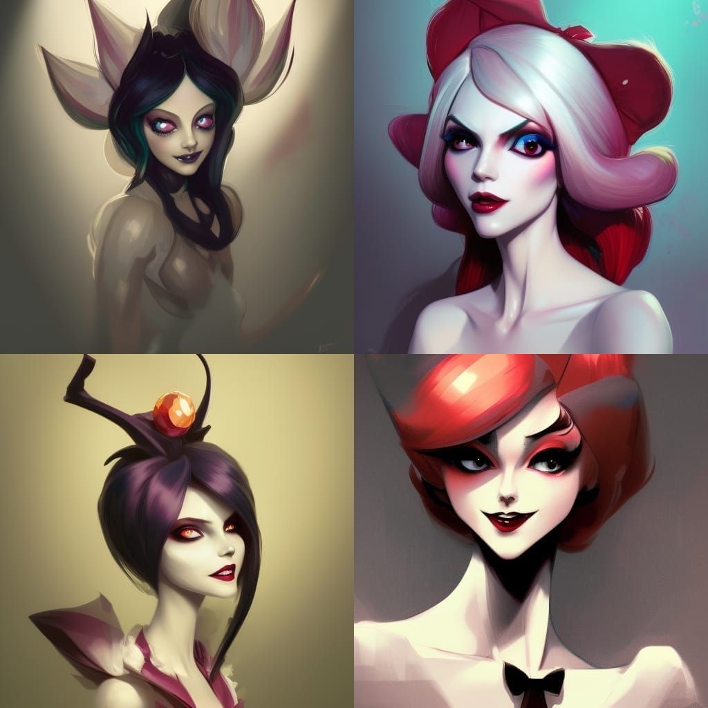 Charlie from Hazbin Hotel: Hyperdetailed Portrait