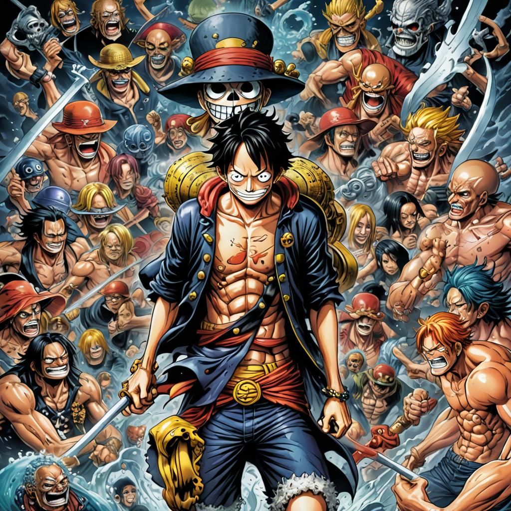One Piece Comic Book Art by Mark Brooks