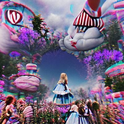 AI Interpretation of Welcome to Wonderland