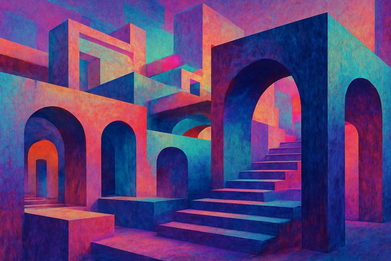 Over-Stimulated Brutalismically Inspired Colourshift Outdate...