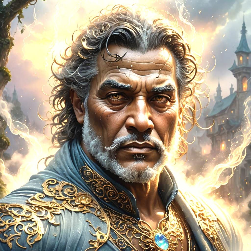 Ethereal Morphing Morpheus in a Dreamlike Fantasy Landscape