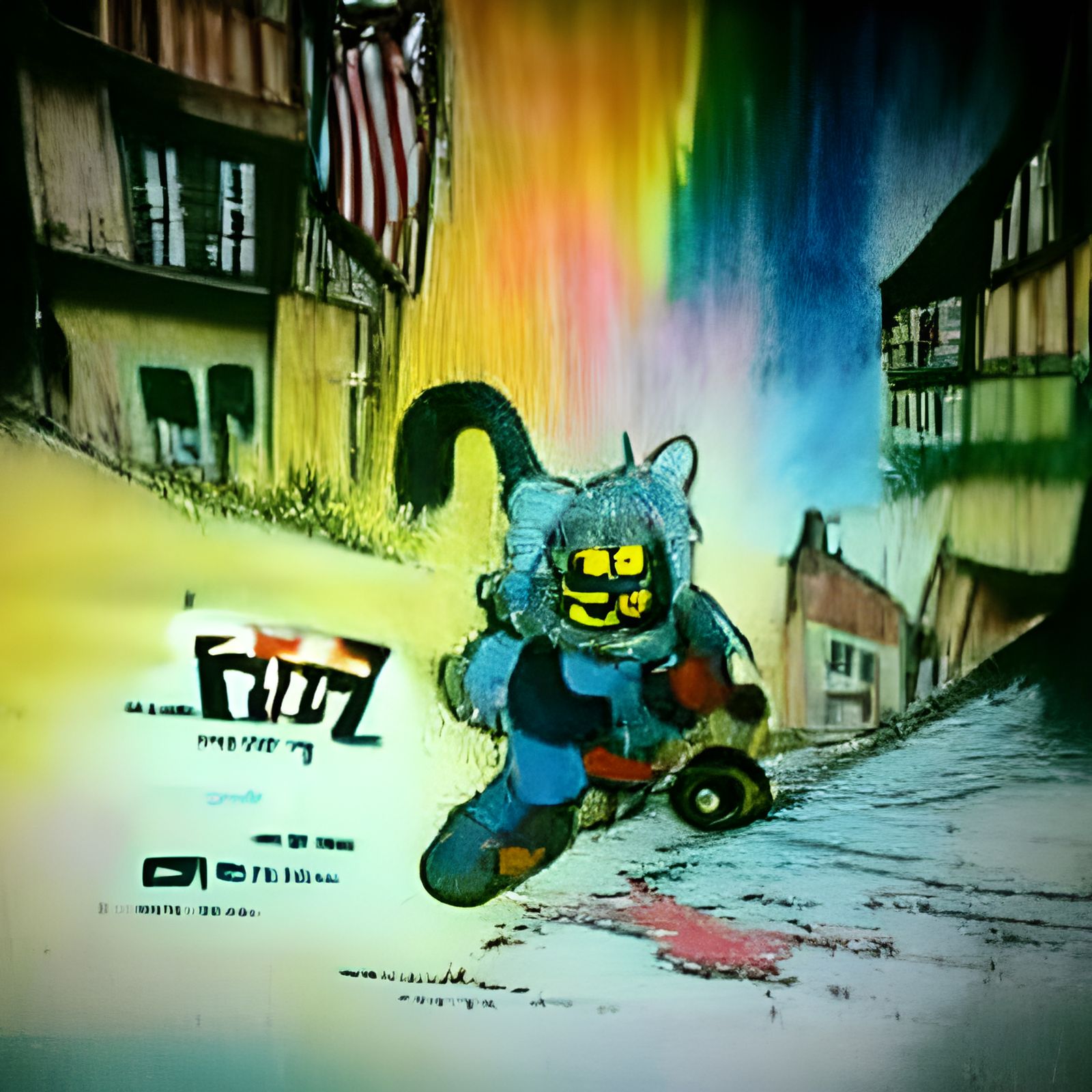 Fritz the Cat: AI Generated Image