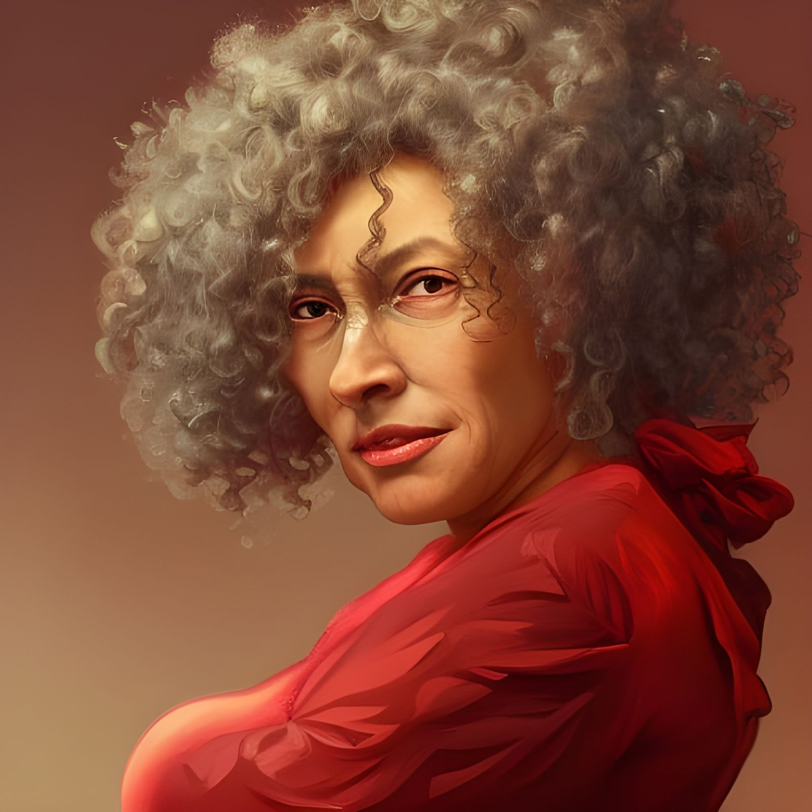 Friendly Innkeeper Portrait in Hyperdetailed Digital Art