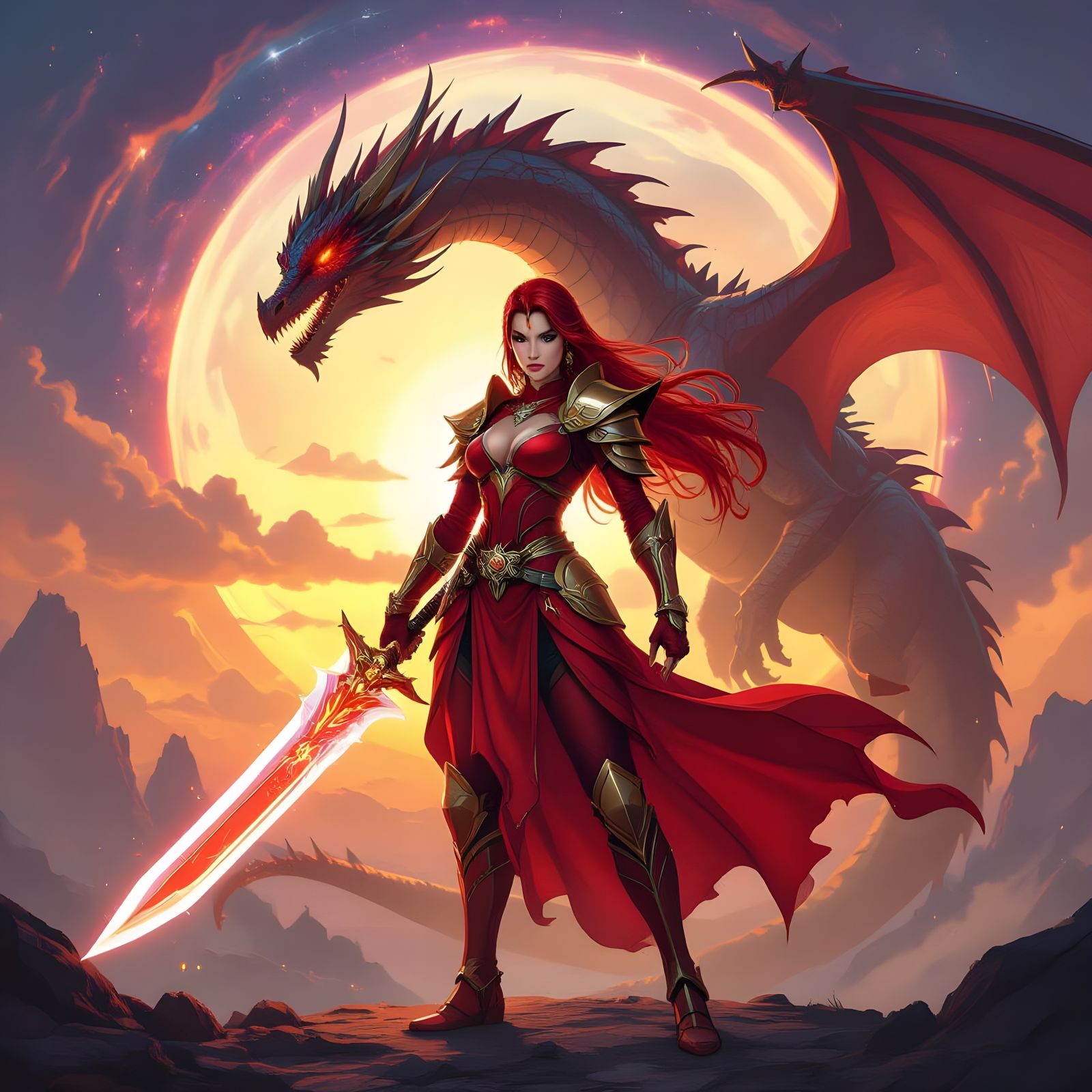 Mystic Dragon Power Ranger with Zord