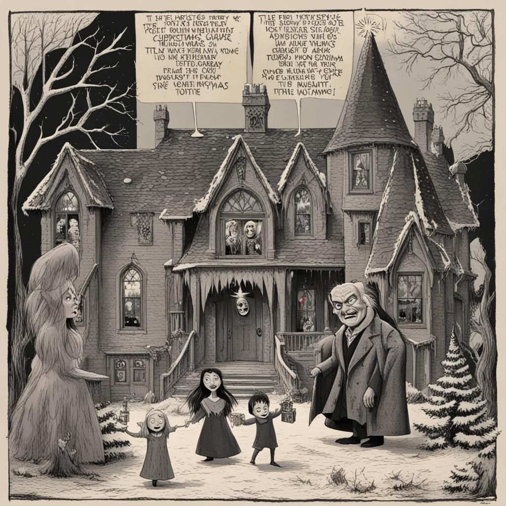 The Munsters Celebrate a Scary Little Christmas