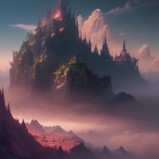 Anime Landscape: Detailed Matte Painting in 8K