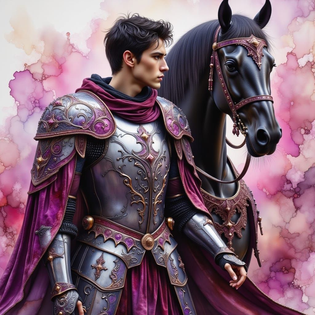 A Knight and his horse:  together until the end, however lon...