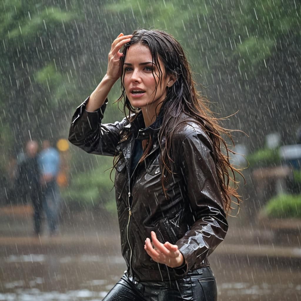 Hey I forgot my umbrella !