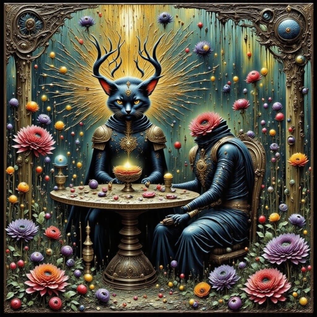 Anthro Cat Character in Fantasy Setting