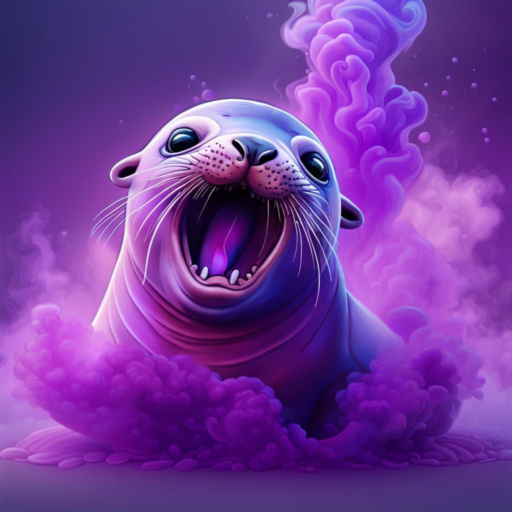 Violet Baby Sea Lion