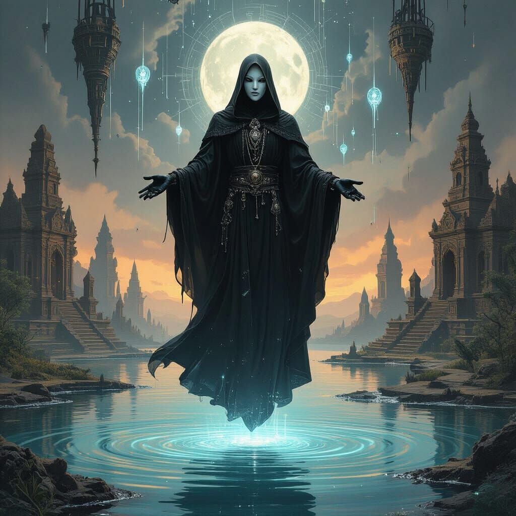 Oracle in Gothic Victorian Style with Digital Spirits