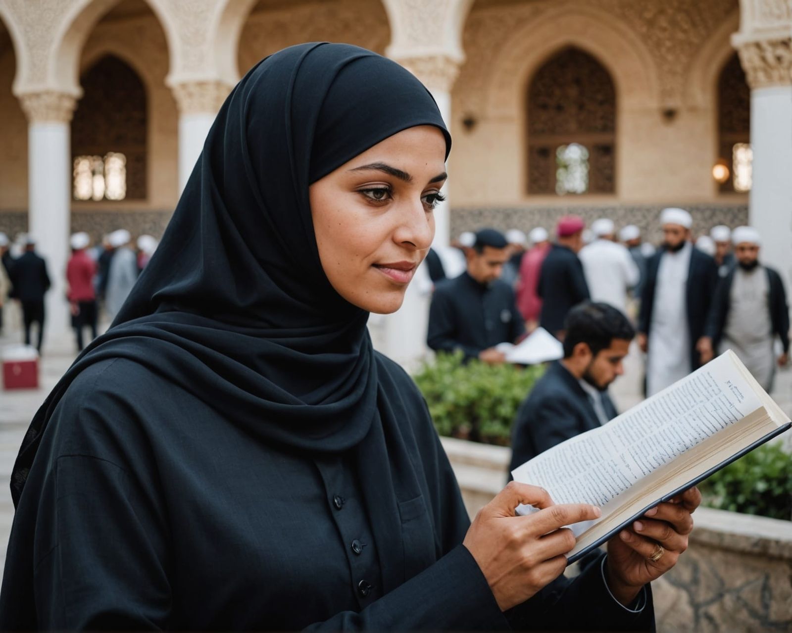 Portrait of a Muslim Person