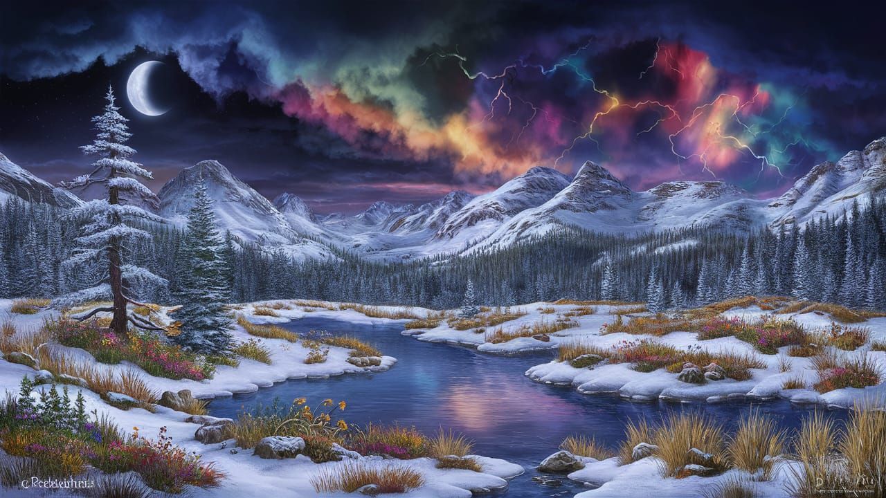 Natural beauty        {ideogram style}