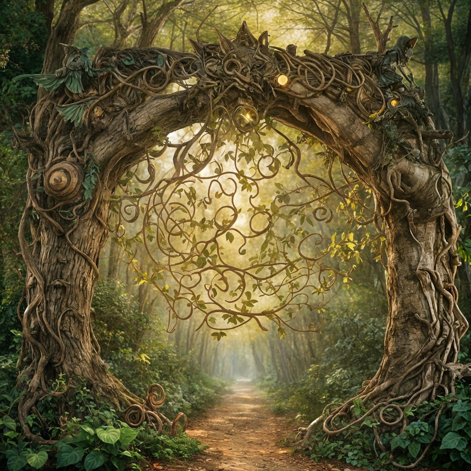 Mystical Sign of Gratitude in Fantasy Art