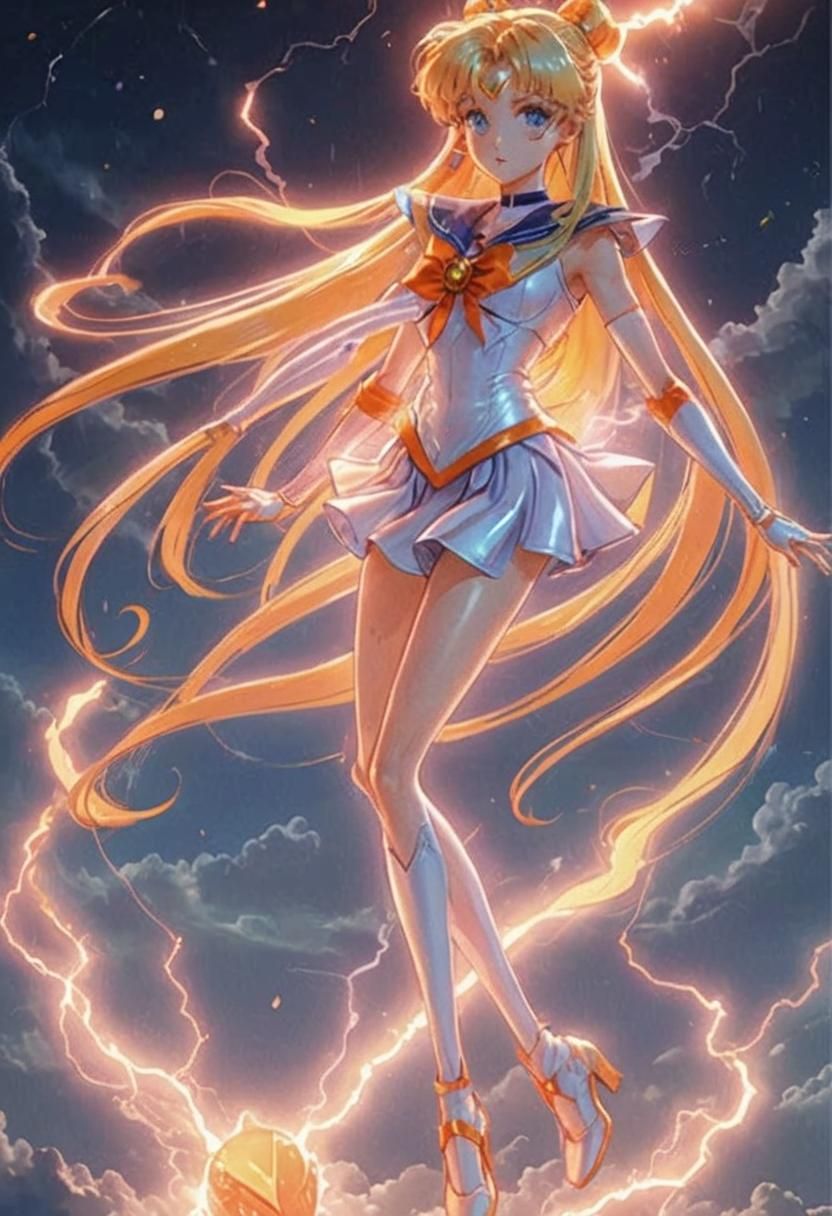 Sailor Venus in Anime Style by Naoko Takeuchi