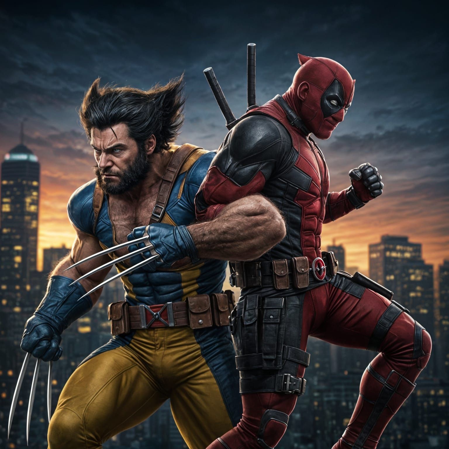 Wolverine and Deadpool Ready to Clash