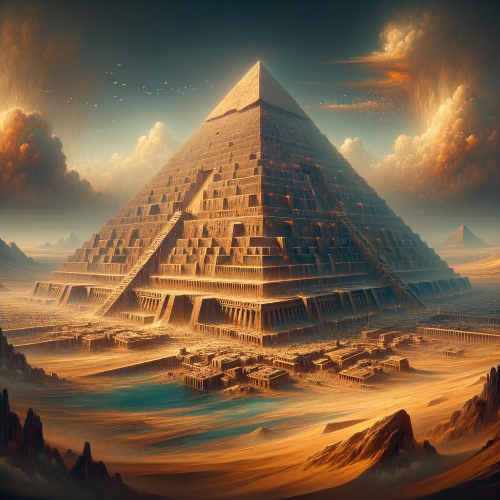 Ancient Egyptian Marvel in Unreal Engine Style
